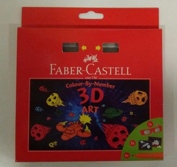 marcadores 3D ART Colour-By-Number FABER CASTELL (Nuevo)
