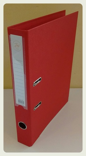 Bibliorato FW oficio de lomo angosto rojo (Nuevo)