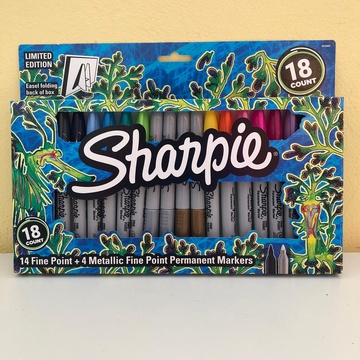 Marcadores Sharpie x 18 (14 finos y 4 finos metálicos) (Nuevo)